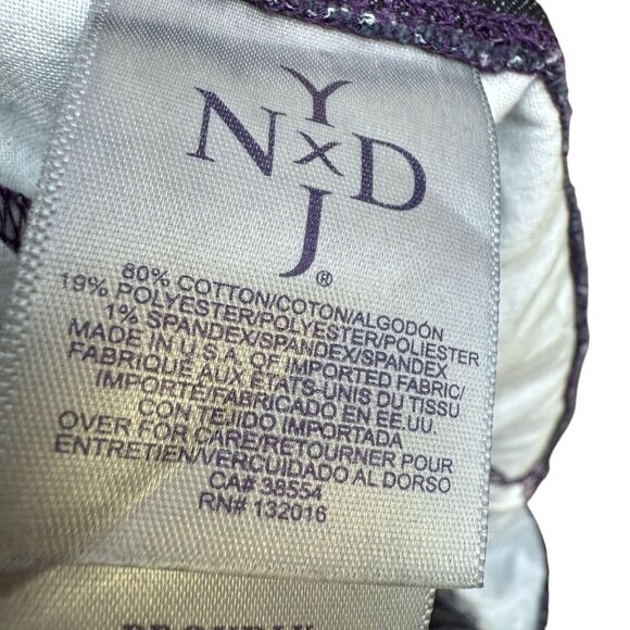 NYDJ Ankle Jeans Plus Size 22W Blue Stretch Dark Denim Lift Tuck Pull on - Picture 11 of 12